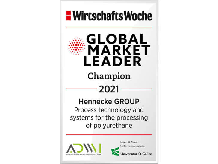Hennecke is global market leader