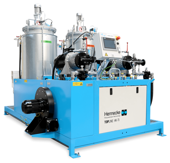 TOPLINE HK-TI - High-pressure metering machine for the production of cooling devices and applications in the field of technical insulation