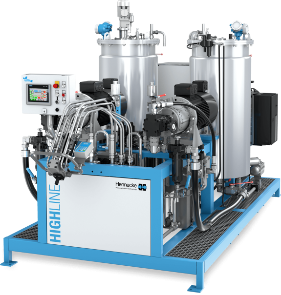 HIGHLINE - Compact high-pressure metering machines for a wide range of applications