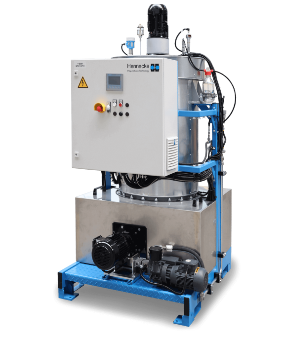 VACUMAT - Efficient double degassing system for effective evacuation of raw materials