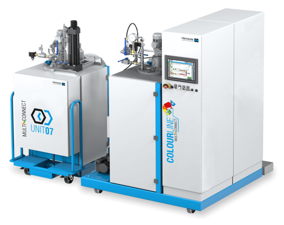 COLOURLINE - High-pressure metering machine with MULTI-CONNECT technology for fast and easy colour change for surface finishing