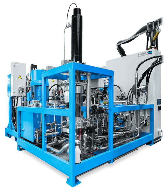 TOPLINE HT - High-pressure piston metering machine for extreme requirements in the area of filled PUR systems