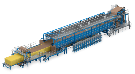 MULTIFLEX - Modular production lines for the continuous and efficient manufacture of high-quality slabstock foams